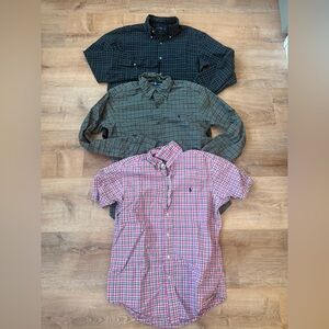 Polo Ralph Lauren shirts (3) size small custom fit